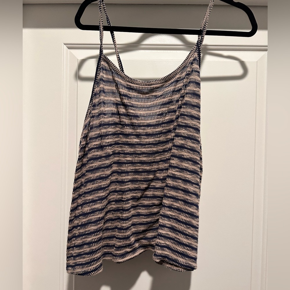 Open back spaghetti strap tank top